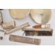 SEVEN ITEMS OF SILVER/WHITE METAL ITEMS, to include a silver circular form compact, with engine - Image 7 of 7