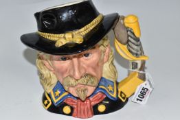 A ROYAL DOULTON 'GENERAL CUSTER' CHARACTER JUG D7079 (1) (Condition Report: retail stickers to the