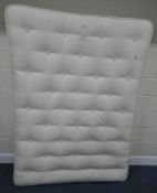 A HYPNOS COTTON ORIGINS 6 4FT6 MATTRESS, condition report: could use a clean, general signs of