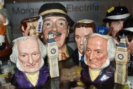 FOUR ROYAL DOULTON CHARACTER JUGS, comprising The Collector D6796, a special edition of 5000 for