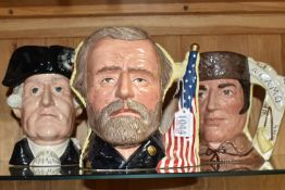 THREE LIMITED EDITION ROYAL DOULTON 'ANTAGONISTS COLLECTION' DUAL FACED CHARACTER JUGS comprising '