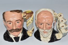 TWO ROYAL DOULTON CHARACTER JUGS comprising 'Elgar' D7118 and 'Tchaikovsky' D7022 (2) (Condition
