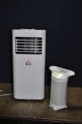 A HOMCOM PORTABLE AIR CON UNIT with vent pipe (PAT pass and working)