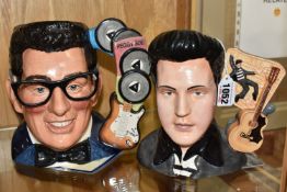 TWO LIMITED EDITION ROYAL DOULTON CHARACTER JUGS comprising 'Elvis Jailhouse Rock' EP4 No. 845/