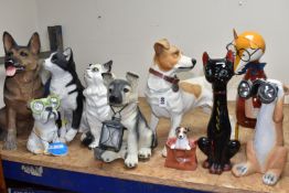 A GROUP OF ANIMAL RELATED ORNAMENTS, comprising from The Leonardo Collection, 'Playtime' 2008,