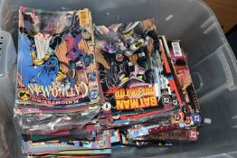 TWO BOXES OF MOSTLY DC BATMAN COMICS, over 250 Batman comics from Detective Comics, Batman, Shadow