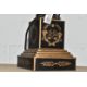 A PAIR OF COACH HOUSE EMPIRE-STYLE TABLE LAMPS decorated with gilt neo-classical motifs to include - Image 8 of 8