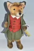 A STEIFF LIMITED EDITION 'MR TOD', no 662492, limited edition 1325/1500, russet mohair, with gold