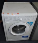 AN INDESIT IWC71452 WASHING MACHINE width 60cm, depth 55cm, height 85cm (PAT pass, spin cycle run