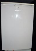 A BEKO UNDER COUNTER FREEZER width 55cm, depth 57cm, height 85cm (PAT pass and working at -18
