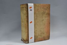 PALATIO I: GESTA PONTIFICUM ROMANORUM A SANCTO PETRO APOSTOLORUM PRINCIPE, published 1687, calf