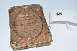 TWO RARE ANTIQUARIAN MAPS comprising, Wallis's Tour Through England and Wales, A New Geographical