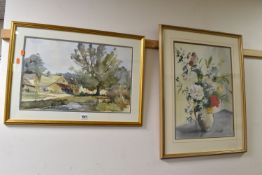 W.H. EDWIN HUGHES (BRITISH 1090-1996) A SELECTION OF WATERCOLOURS AND PRINTS, watercolours