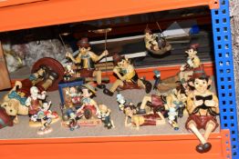 A QUANTITY OF PINOCCHIO FIGURINE CHARACTERS, comprising Walt Disney by Royal Doulton 'Jiminy