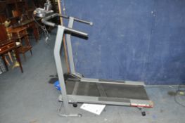 A YORK PACER 2120 MAGNETIC RESISTANCE TREADMILL, bed length 115cm