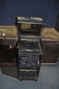 A MARANTZ COMPONENT HI FI IN CABINET comprising of a TT153 turntable (doesn't appear to work), a