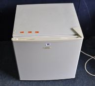 A MATSUI TABLE TOP FRIDGE width 47cm, depth 44cm, height 48cm (PAT pass and working at 3 degrees)