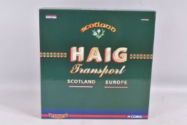 A BOXED LIMITED EDITION 1:50 SCALE CORGI HAULIERS OF RENOWN DIECAST MODEL HAIG TRANSPORT HAULAGE