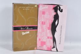 TWO BOXED MATTEL FOR AVON BARBIE DOLLS, 'Timeless Silhouette' No.29050 and 'Winter Rhapsody' No.