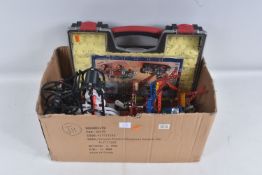 A CASED MERKUR METAL CONSTRUCTION SET, No.8, contents not checked, with instructions and two items