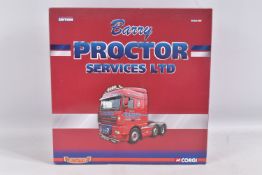 A BOXED LIMITED EDITION 1:50 SCALE CORGI HAULIERS OF RENOWN BARRY PROCTOR SERVICES LTD DIECAST MODEL