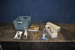 A COLLECTION OF CARPENTRY TOOLS, including a Stanley No 55 curved spokeshave, a new in box Stanley