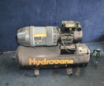 A HYDROVANE 5 AIR COMPRESSOR, width 108cm (PAT fail due to uninsulated plug but working)