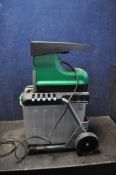 A GARDENLINE GARDEN SHREDDER, with removable waste box, height 92cm, PAT pass and working