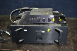 A MADRIGAL AUDIO LAB MARK LEVINSON No27.5 DUAL MONAURAL POWER AMPLIFIER, 19cm high, and a PS