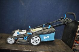 A MacALLISTER ELECTRIC LAWN MOWER, with grassbox (PAT pass and working)