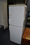 A HAIER TALL FRIDGE FREEZER, width 55cm, depth 60cm, height 145cm (PAT pass and working at 4 and -18