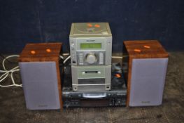 A SONY MDS-S39 MINI DISC PLAYER (plays discs but continues to eject after disc has been ejected) and