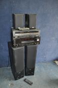 A SET OF ELTAX MODEL 1189 SPEAKERS including a pair of floor standing and a pair of bookshelf