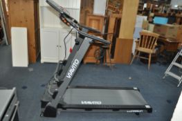 A VIAVITO LUNARUN ELECTRIC RUNNING MACHINE with safety keys, manual and LED screen (PAT pass and