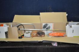 A STIHL FS55 PETROL STRIMMER / BRUSH CUTTER in tatty box, never been assembled from box (original
