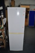 A LOGIK LFC55W16 TALL FRIDGE FREEZER width 55cm, depth 55cm, height 163cm (PAT pass and working at 2