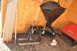 ATTACHMENTS FOR COUNTAX MOWER including a chipper, an Aerator, a 'paddock stand' etc