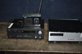 AN ARCAM AVR100 AV RECEIVER AMPLIFIER a Pure DAB radio (both PAT pass and working) and an incomplete