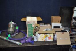 A COLLECTION OF HOUSEHOLD ELECTRICAL ITEMS including a Philips blender, a Marks and Spencer stick