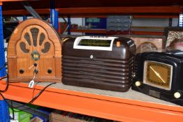 VINTAGE AND MODERN ELECTRONIC EQUIPMENT, comprising a Prolectrix music centre, a modern cathedral