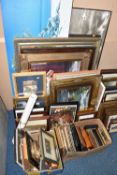 A QUANTITY OF ASSORTED PRINTS ETC, to include 'The Accolade' after Edmund Blair Leighton, Alfred