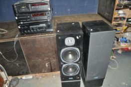 A YAMAHA AND TANNOY COMPONENT HI FI comprising of a AX-900 amplifier, a CDX-1110 CD player (disc