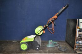 A PERFORMANCE POWER AERATOR/SCARIFIER, and a Bosch sander (both PAT pass and working) (2)