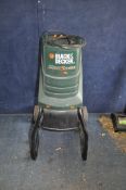 A BLACK AND DECKER GA1600E GARDEN SHREDDER (PAT pass and working)