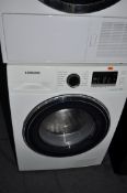 A SAMSUNG WW80J5555FW 8kg WASHING MACHINE, width 60cm, depth 60cm, height 85cm (PAT pass, spin cycle