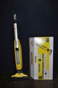 A KARCHER FC5 ROTARY FLOOR MOP with stand and original box (PAT pass and working)