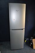 A HOTPOINT FSFL1810 FRIDGE FREEZER width 60cm, depth 64cm, height 190cm (PAT pass and working at 2