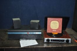 A JBL CONTROL SB-1 SUB WOOFER, a pair of Onkyo SKH-410 speakers and a retro music centre (PAT pass