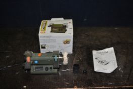 A PROXXON SP/E MINI BENCH GRINDER with polishing mop, manual and original box (PAT pass and