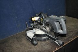 AN EVOLUTION STEALTH 255 COMPOUND MITRE SAW with 255mm blade 110 volt (PAT pass and working)